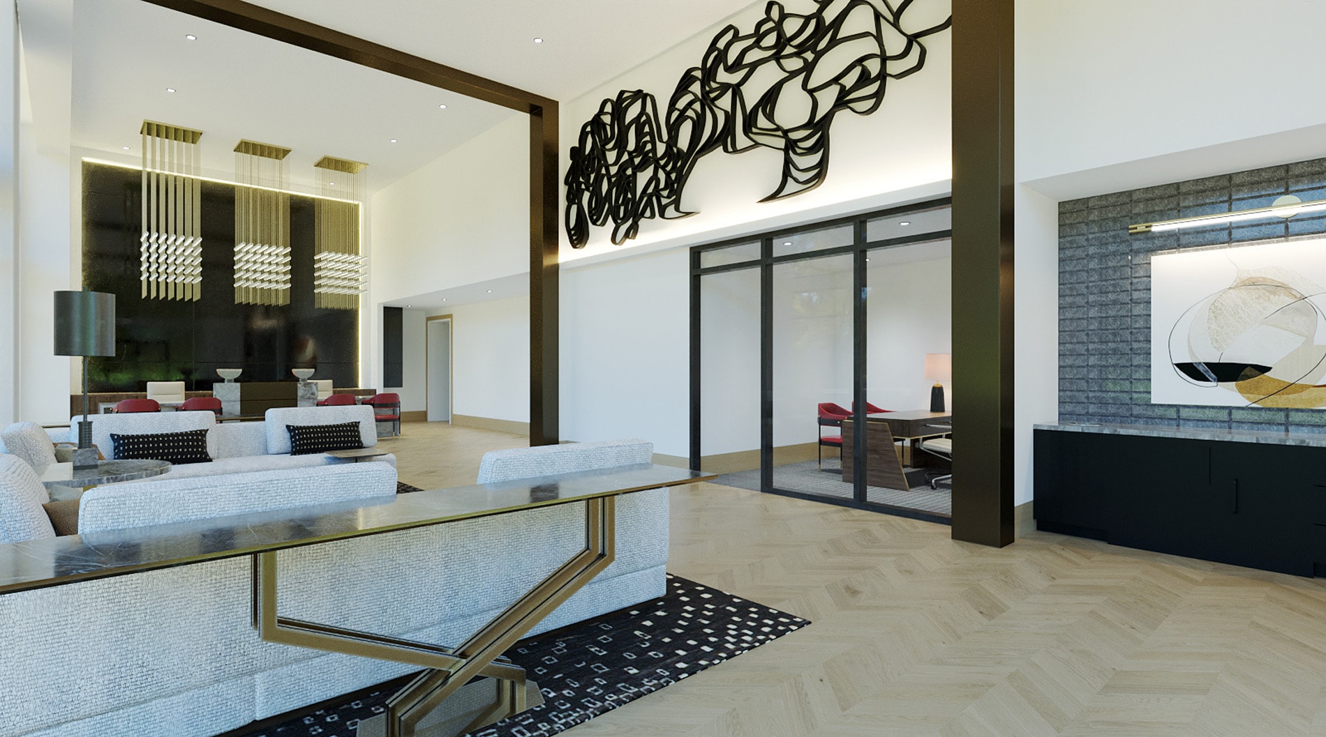 The Crescent Residences Lobby